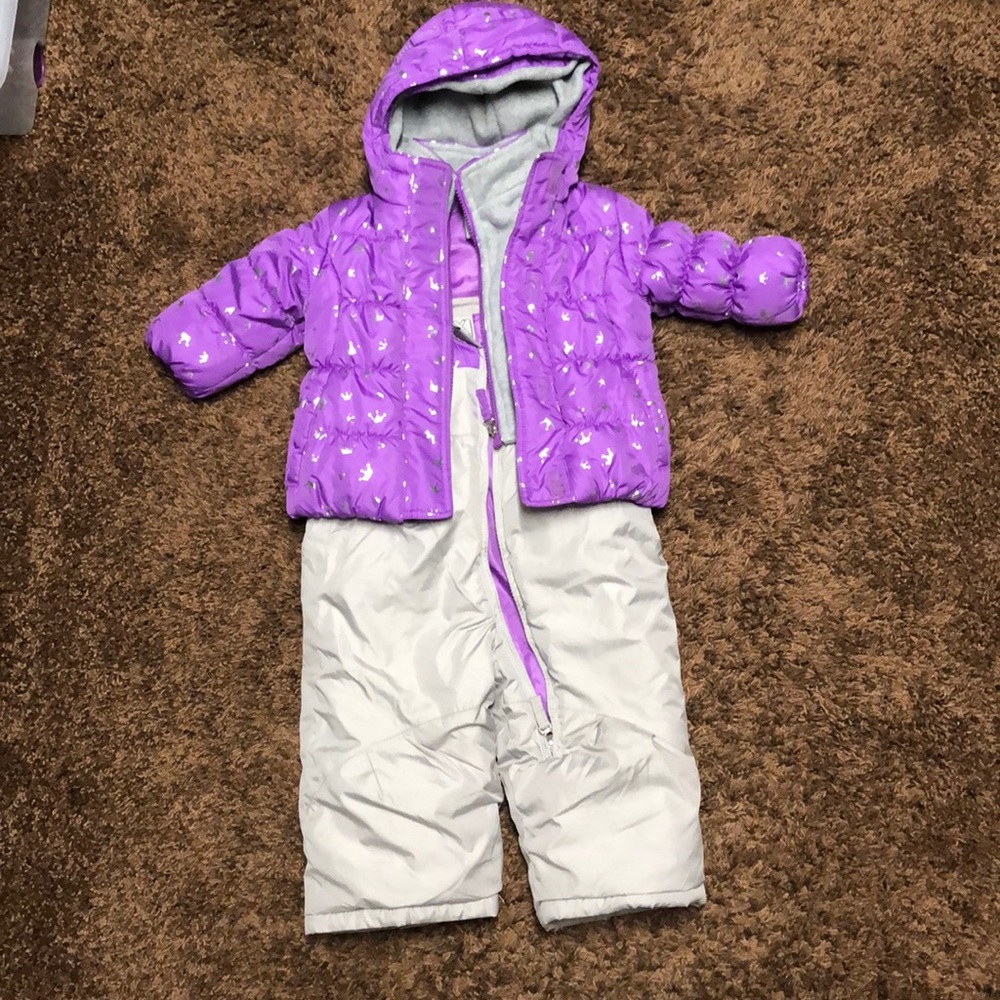 Like new winter coat & snow pants set